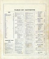 Table of Contents 001, Montgomery County 1875